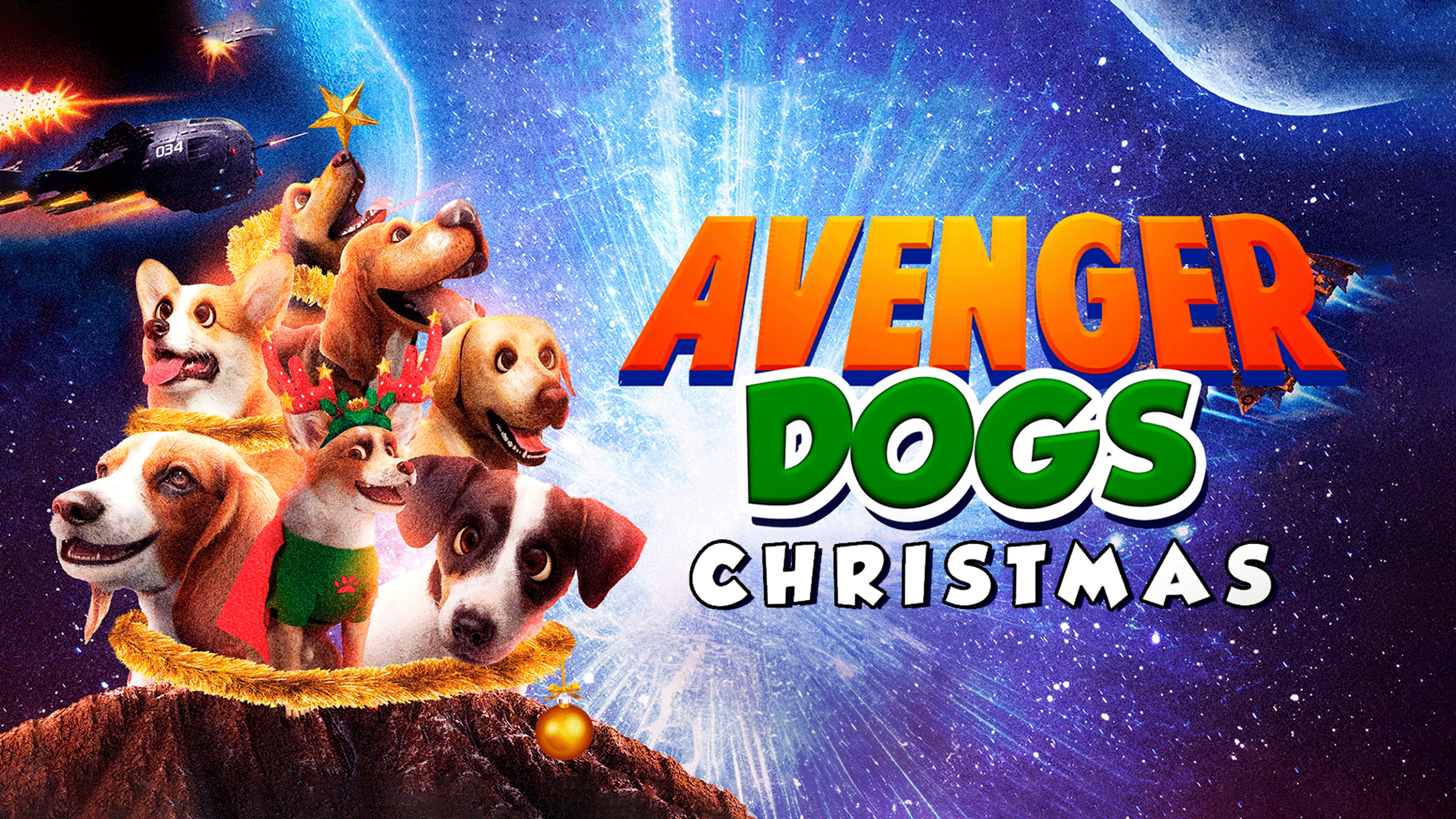 Avenger Dogs Christmas poster